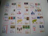 Lichtenstein, Briefmarken, Luftpost, Erstflüge, Lot 1 - Erftstadt