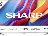 Sharp 4T-C50GPx QLED-Fernseher (126 cm/50 Zoll, 4K Ultra HD, Google TV, Smart-TV, Quantum Dot, QLED, Dolby Atmos, Dolby Vision, HDMI 2.1 mit eARC)