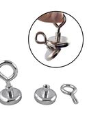 Starke Ösenmagnet Topfmagnet Starke Runde Magnet mit Haken Ø 42mm Öse 13,90 €* in 78052