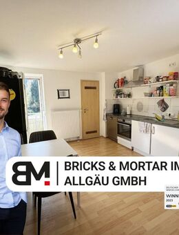 Sönnenverwöhnte & ruhige Wohnung mit Süd-Balkon und TG-Stellplatz - Nesselwang