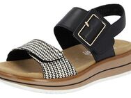 Remonte ELLE-Collection Keilsandalette, Sommerschuh, Sandale, Komfortschuh mit praktischen Klettverschlüssen