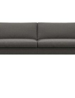 FLEXLUX 3-Sitzer Fiore, super Sitzkomfort durch Kaltschaum im Sitz, breite Armlehnen, Füße Alu