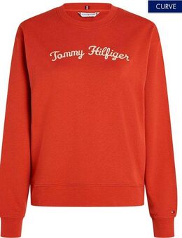 Tommy Hilfiger Curve Sweatshirt CRV MDRN REG SCRIPT SWEATSHIRT Große Größen