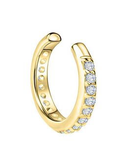 Vivance Paar Ohrclips 925/- Sterling Silber vergoldet Zirkonia