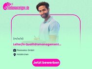 Leiter/in Qualitätsmanagement (m/w/d) - Holzkirchen (Regierungsbezirk Oberbayern)