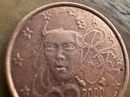 2 Cent seltene französische Münze - Löbau Zentrum