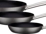 GSW Pfannen-Set Avanti, Karbon-Stahl (Set, 3-tlg., 1x Bratpfanne Ø 20 cm, 1x Bratpfanne Ø 24 cm, 1x Bratpfanne Ø 28 cm), Induktion