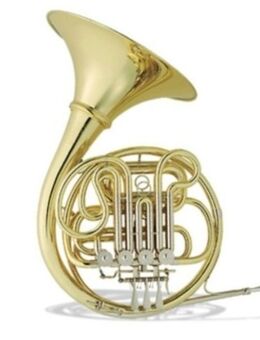 Hans Hoyer 801 A-L Doppelhorn mit Handstütze + Wasserklappe Neuware - Hagenburg