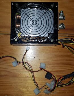 wassergekühltes PC Netzteil W 113 ATX 230V 550 Watt von der Manufaktur Siewert - liquid-cooled PSU 550W made in Germany - Landsberg (Lech)