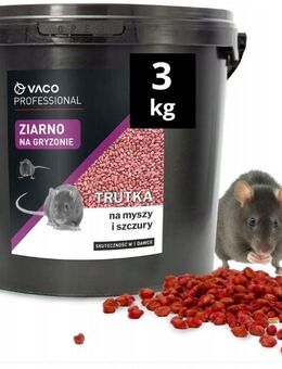 3kg Granulat für Mäuse und Ratten Rattengift Mäusegift Hochkonzentriert Set65332 - Wuppertal