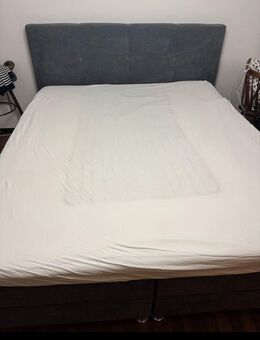 Boxspring Bett 180x200cm mit Topper, 2xBettbezug - Oberursel (Taunus) Stierstadt