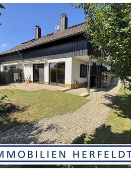 Charmante Doppelhaushälfte mit Gartenidylle & familienfreundlichem Wohnkonzept - sofort bezugsfrei - Horgau