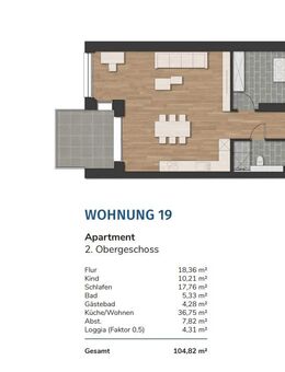 Havencity - Modernes Wohnen am Südstrand WE19 - Steuersparmodell - Wilhelmshaven
