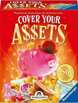 Ravensburger Spiel Cover your Assets, Made in Europe