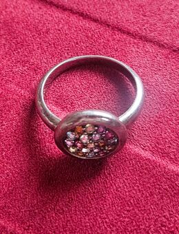 Edelstein Ring - 925er Silber - Größe 64... - Schwaan