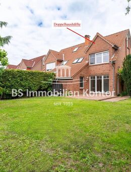 *RESERVIERT* Larrelt! Doppelhaushälfte mit Terrasse, PKW-Einstellplatz, Gartenanlage in ruhiger Sachgassenendlage - Emden
