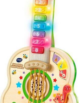 Vtech® Spiel-Gitarre Interaktive Holz-Gitarre, mit Licht und Sound