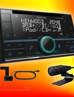 DPX-7200 DAB + Doppel Din Autoradio DC USB Aux Bluetooth Color Neu Kenwood inkl. Antenne inkl. Microfon NEU - Dübendorf