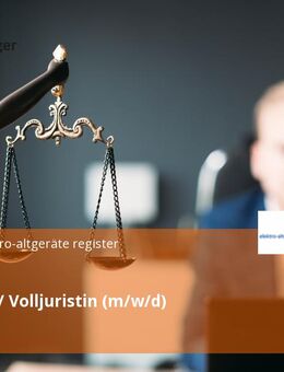 Volljurist / Volljuristin (m/w/d) - Nürnberg