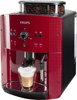 Krups Kaffeevollautomat EA8107 Arabica, 2-Tassen-Funktion, manueller Dampfdüse, 2 voreingestelle Kaffeestärken