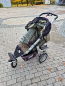 TFK Joggster Twist Kinderwagen mit Babywanne, Regenschutz, Mückengitter und viel Zubehör in 85640