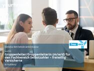 Gruppenleiter/Gruppenleiterin (m/w/d) für den Fachbereich Selbstzahler – freiwillig Versicherte - Koblenz