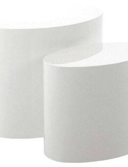 ACTONA GROUP Couchtisch Mice, Anstelltisch, Sofatisch, TOPSELLER! 2er-set, Scandi-Stil (Couchtisch, Beistelltisch, OTTOs Choice), moderne ovale Form (Set, 2 st). in verschiedenen Farben, pflegeleicht