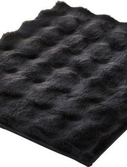 Kleine Wolke Badematte Cloud, Höhe 28 mm, rutschhemmend beschichtet, fußbodenheizungsgeeignet, Polyester, rechteckig, Badteppich, Uni Farben, Hoch-Tief Effekt, besonders weich