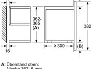 BOSCH Einbau-Mikrowelle BEL7321B1, Grill, Mikrowelle, 21 l