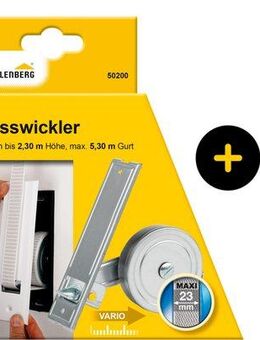 SCHELLENBERG Einlass-Gurtwickler Unterputz, inkl. Abdeckplatte weiß, Set, 1-tlg., 16 cm Lochabstand für das Rollladensystem Maxi