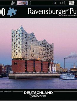 Ravensburger Puzzle Deutschland Collection, Elbphilharmonie Hamburg, 1000 Puzzleteile, Made in Germany