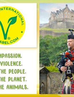Dudelsackspieler für Veganer - Berlin