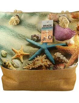 Einkaufstasche Strandtasche Maritim Meer Seestern Strand *NEU&OVP - Dreieich