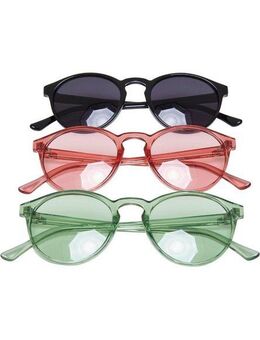 URBAN CLASSICS Sonnenbrille Urban Classics Unisex Sunglasses Cypress 3-Pack