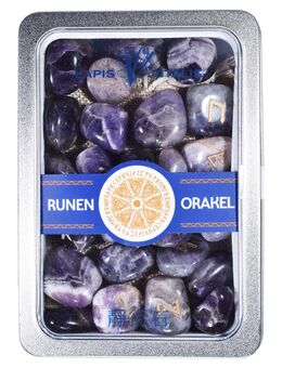 Runenorakel-Set aus Amethyst - Grebenhain