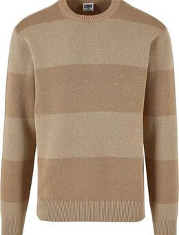 URBAN CLASSICS Rundhalspullover Urban Classics Herren Heavy Oversized Striped Sweatshirt (1-tlg)