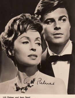 LILLI PALMER ALTES AUTOGRAMM - Herten