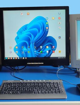 Kompletter PC, Dell Precision T3600, Geforce GT610, 16GB RAM, 240 GB SSD, 1,5 TB HDD, 15 & 19 Zoll Monitor, DVD Brenner, Maus & Tastatur - Rottach-Egern