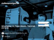 Mitarbeiter im Team Absatz / Vertrieb (m/w/d) - Krefeld