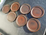 Friesland Katengeschirr Luettjer Backteller braun 7 Teller zus. 25,- - Flensburg