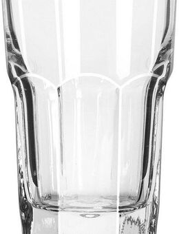 LIBBEY Gläser-Set Highball Glas -GIBRALTAR-, 266 ml, Ø 8 cm, H: 12 cm, 12er Set, Glas, hochwertig verarbeitet, im modernen Design