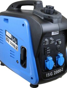 Güde Stromerzeuger ISG 2000-2, 2,11 in kW, inkl. zwei 230 V Steckdosen und Ladekabel