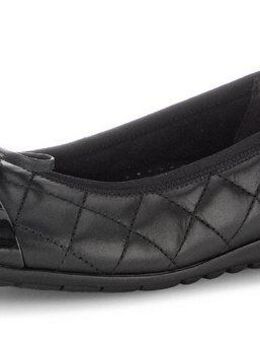 Gabor Florenz Ballerina, Halbschuh, Schlupfschuh, Businessschuh, Ziersteppungen, Weite G