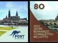 PostModern: MiNr. 609 - 610, "300 Jahre Canaletto", Satz, pfr. - Brandenburg (Havel)