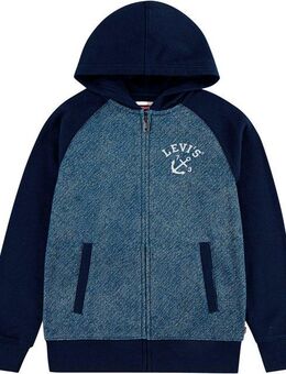 Levi's® Kids Kapuzensweatjacke LVB TROMPE LOEIL DENIM HOODIE in Colorblocking-Optik, for BOYS