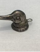 Trachtenschmuck alter Charivari Entenkopf Anhänger 800 Silber in 40668
