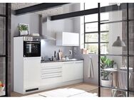 Küchenblock JAZZ Küchenzeile Weiß Hochglanz ohne Geräte ca. 260 x 200 x 60 cm - Breitenberg (Bayern)