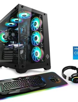 CSL Aerion C55310 Advanced Edition Gaming-PC (Intel Core i5 12400F, GeForce RTX 3050, 32 GB RAM, 1000 GB SSD, Luftkühlung)