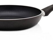 Krüger Bratpfanne Aluminium Pfanne flach Venezia, Aluminium (1-tlg), für Induktions-Kochfelder geeignet