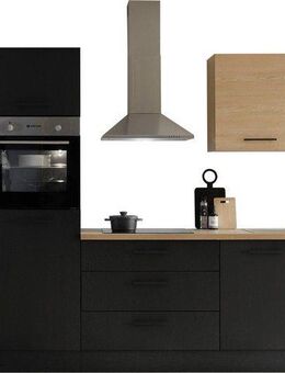 KOCHSTATION Küchenzeile KS-Malfi, Breite 320cm, wahlweise mit E-Geräten, Arbeitsplatte 38mm Stärke